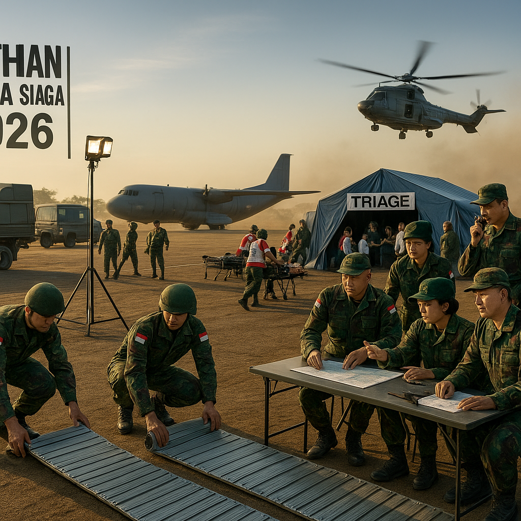 Prosedur Penggelaran dan Koordinasi Dukungan Udara dalam Latihan Reksa Siaga
