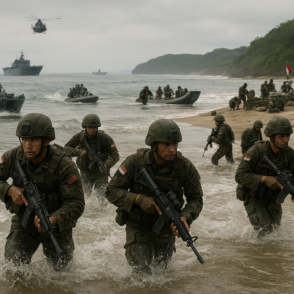 Analisis Manuver Pasukan Marinir dalam Latihan Amphibi 2026: Teknik Pembentukan Beachhead dan Pengamanan Area