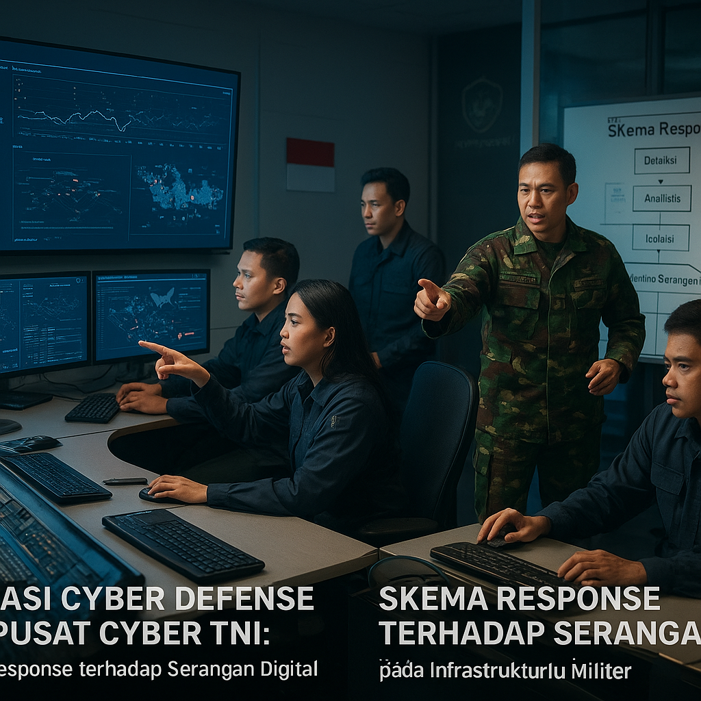 Simulasi Cyber Defense oleh Pusat Cyber TNI: Skema Response terhadap Serangan Digital pada Infrastruktur Militer