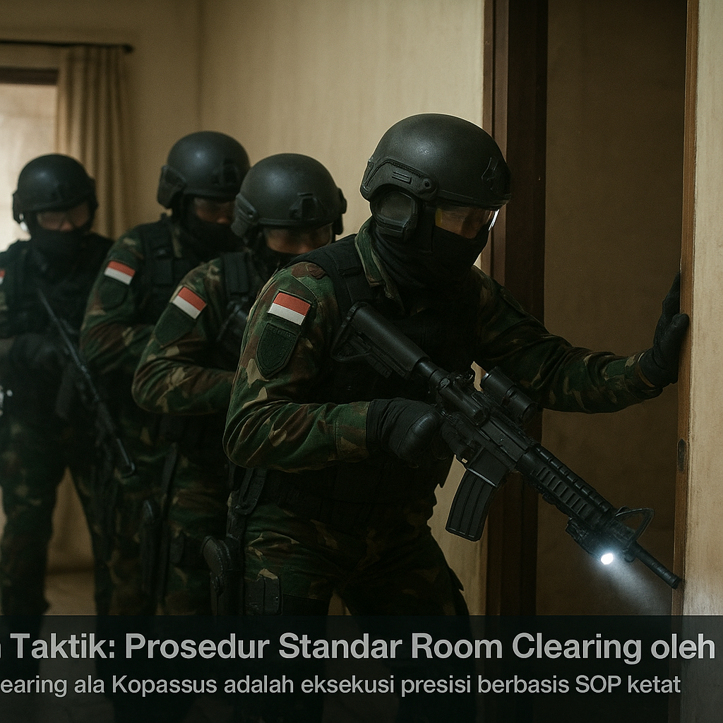 Bedah Taktik: Prosedur Standar Room Clearing oleh Tim CQB Kopassus