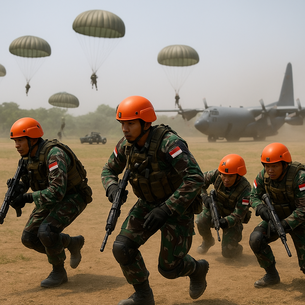 Evaluasi Doktrin 'Airborne Assault' Paskhas TNI AU: Teknik Jump dan Konsolidasi Setelah Pendaratan Parasut