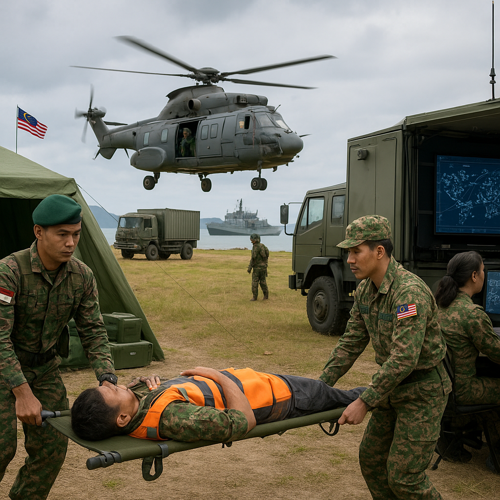 TNI dan Angkatan Bersenjata Malaysia Gelar Latgabma Malindo Darsasa 2026, Fokus HADR dan Cyber Exercise