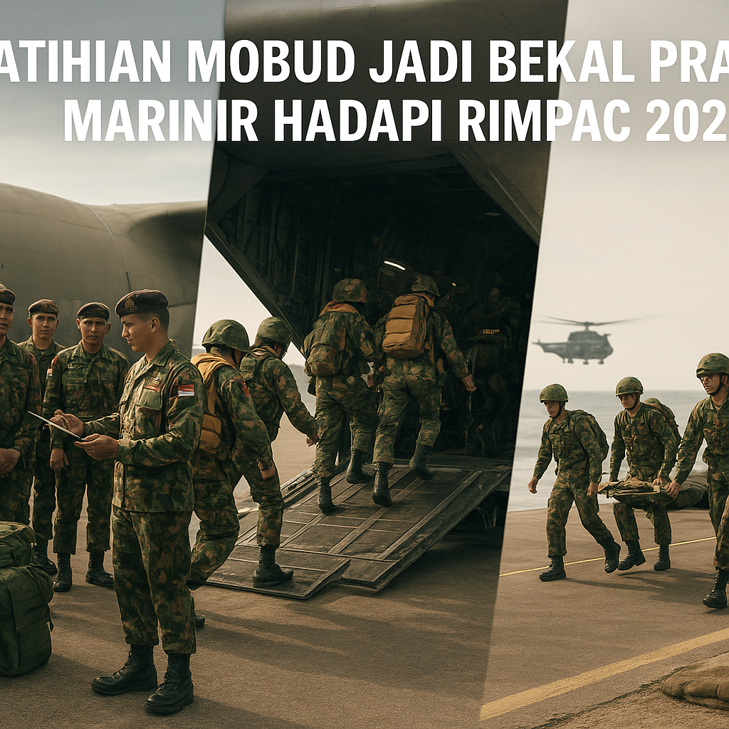 LATIHAN MOBUD JADI BEKAL PRAJURIT MARINIR HADAPI RIMPAC 2026