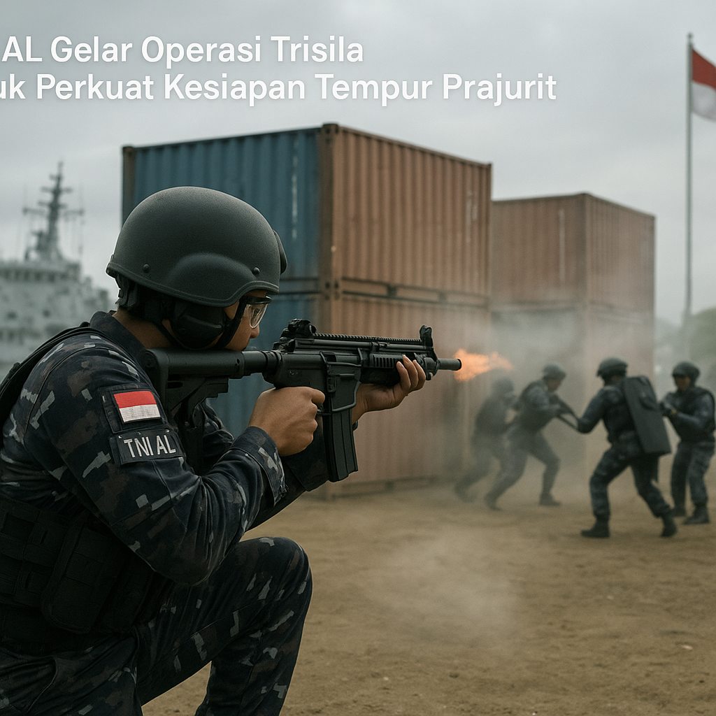 TNI AL Gelar Operasi Trisila untuk Perkuat Kesiapan Tempur Prajurit