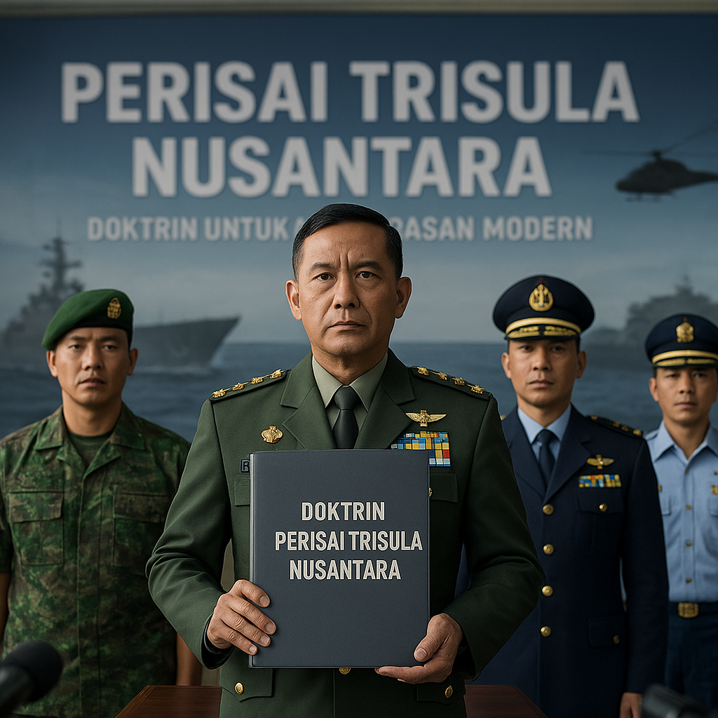 TNI Resmi Adopsi Doktrin Perisai Trisula Nusantara untuk Peperangan Modern
