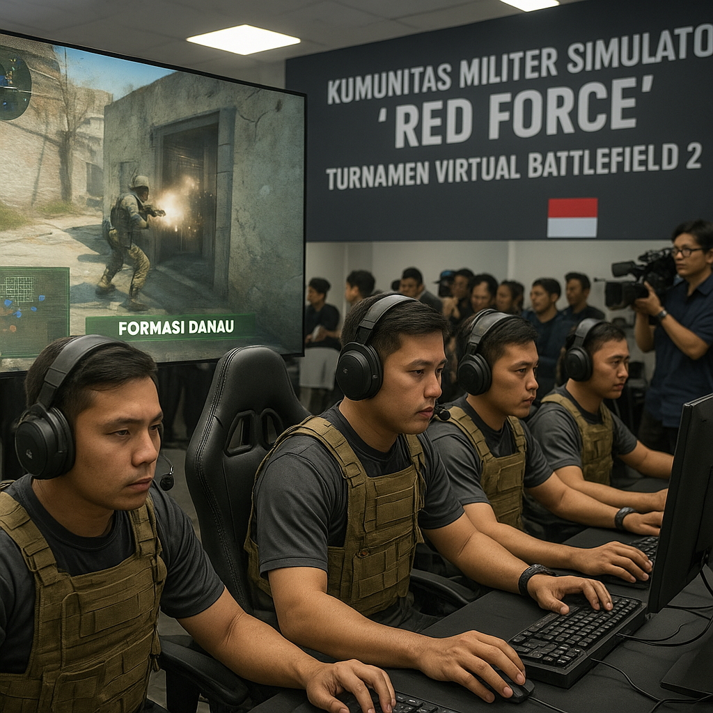 Komunitas Militer Simulator 'Red Force' Gelar Turnamen Virtual Battlefield 2