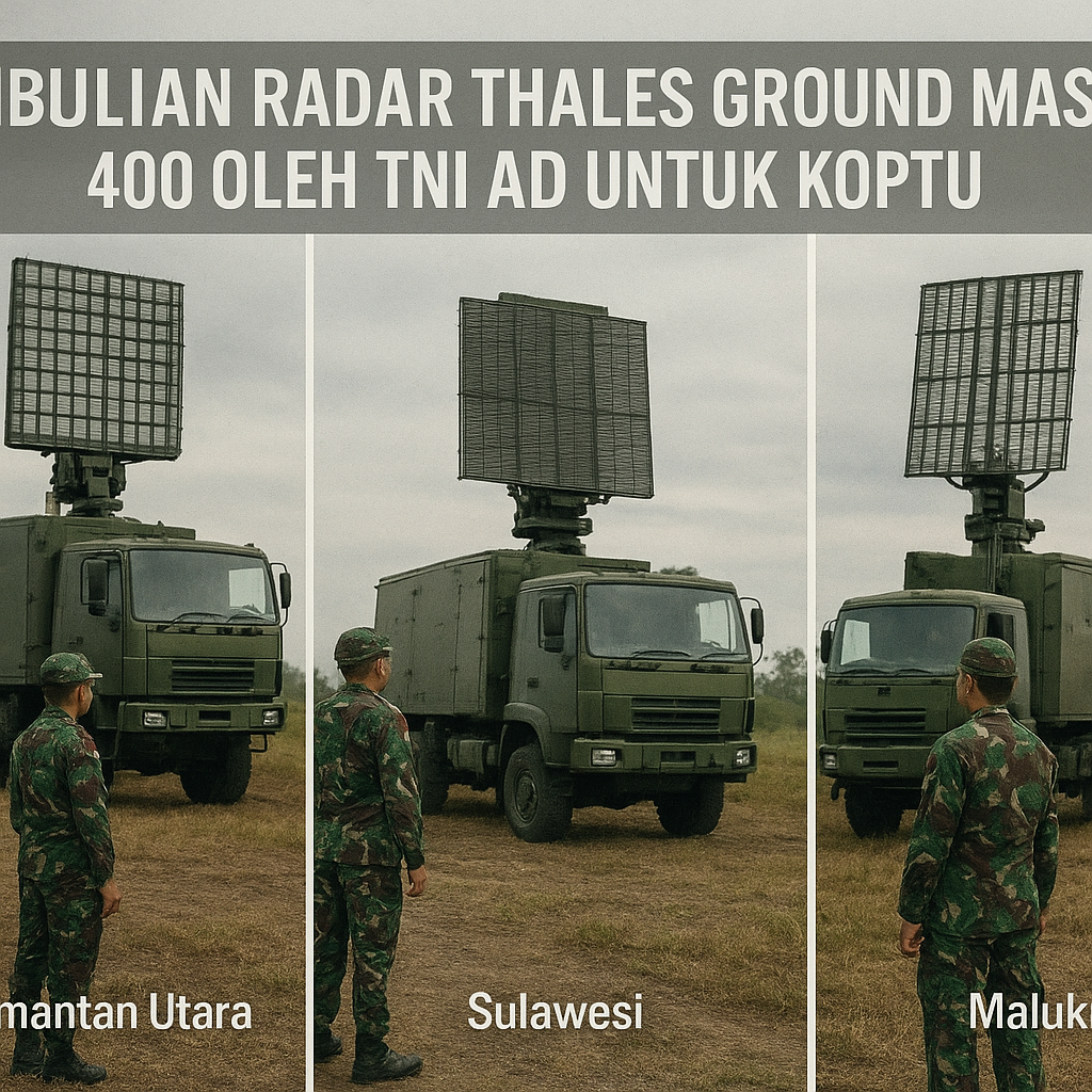 Pembelian Radar Thales Ground Master 400 oleh TNI AD untuk Koptu
