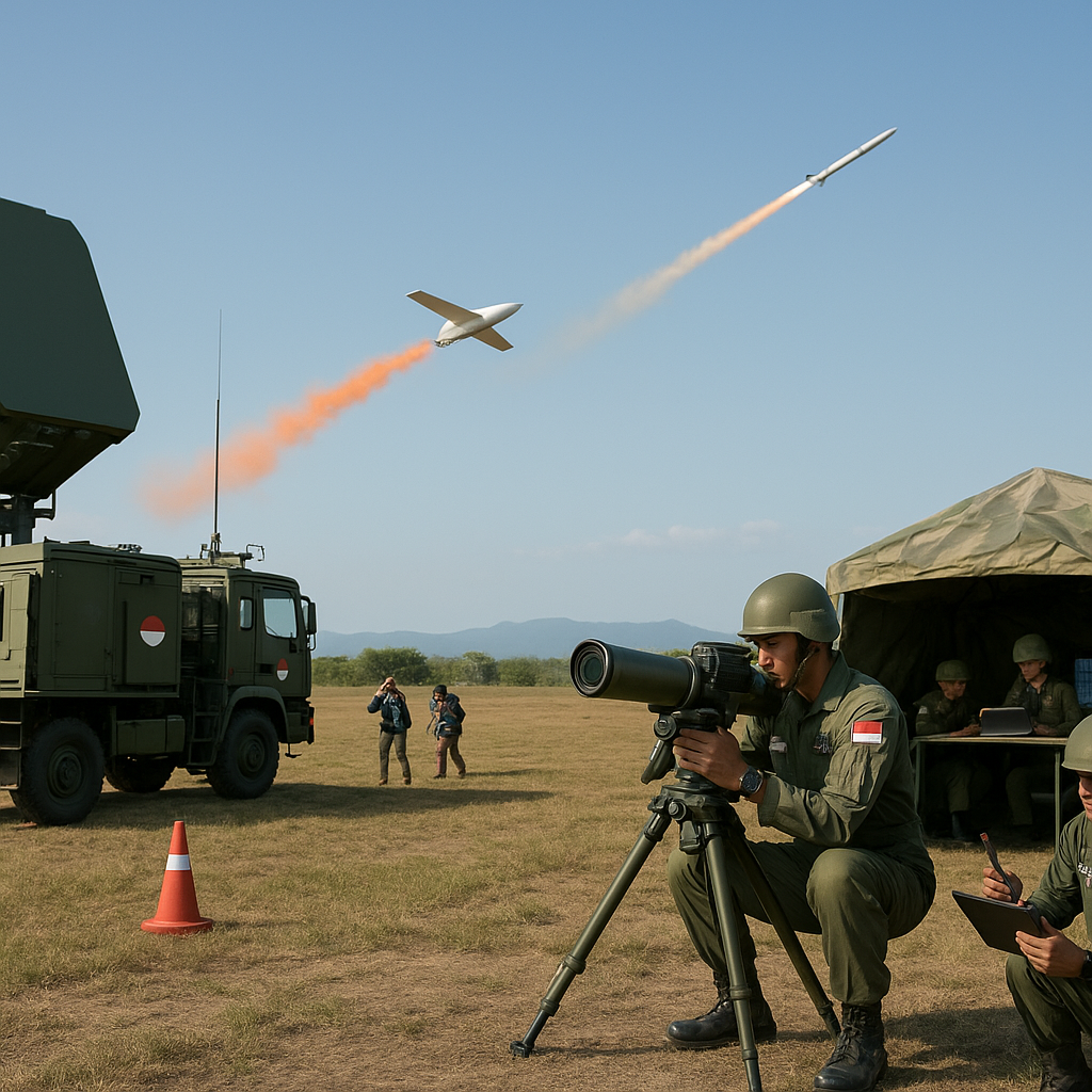 Simulasi Pertahanan Udara: Skema Penempatan Rudal NASAMS dan RBS-70