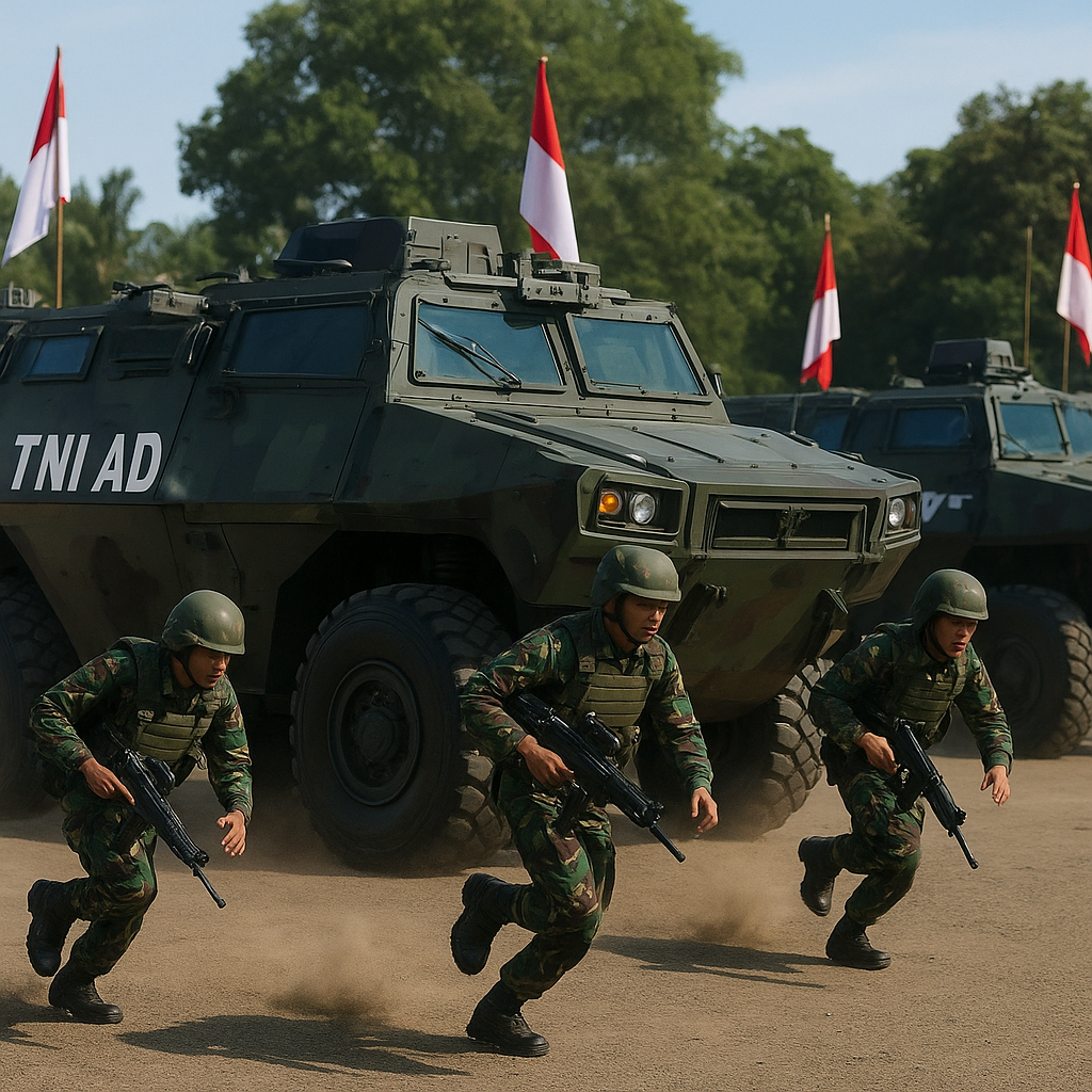 Peralatan Baru: TNI AD Terima 50 Unit Panser Canopy 6x6 untuk Mobilitas Infanteri