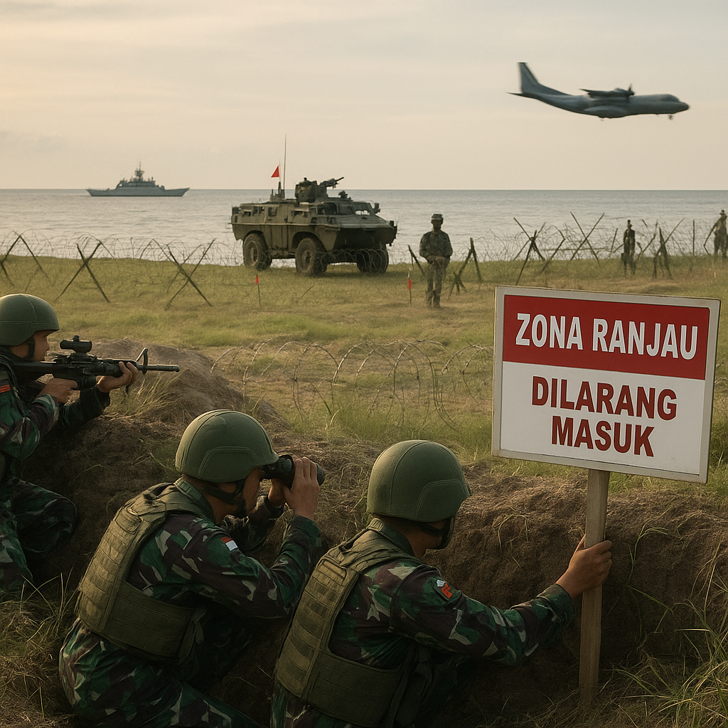 Bedah Taktik: Formasi Pertahanan Perimeter pada Latihan Gabungan TNI di Natuna