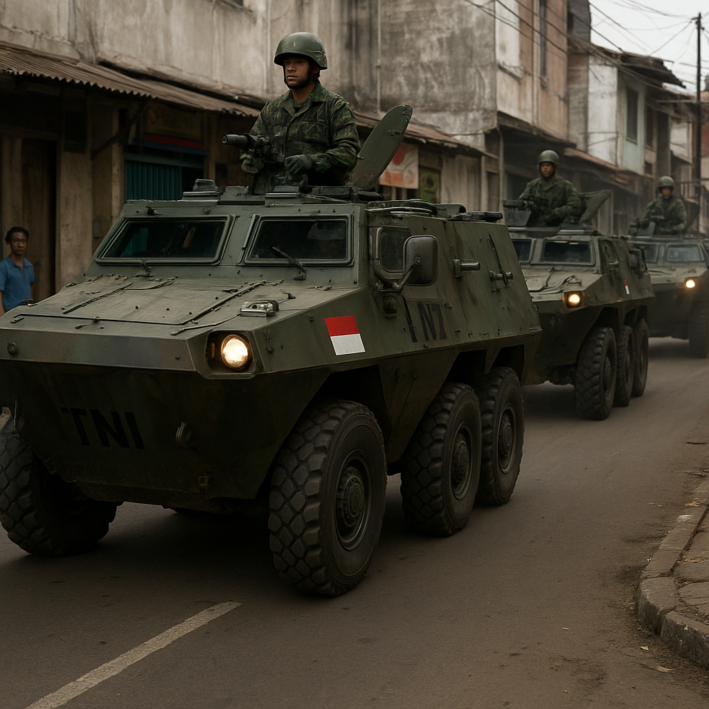 Bedah Taktik: Pola Pergerakan Panser 6x6 pada Medan Perkotaan ala Satuan Kavaleri TNI