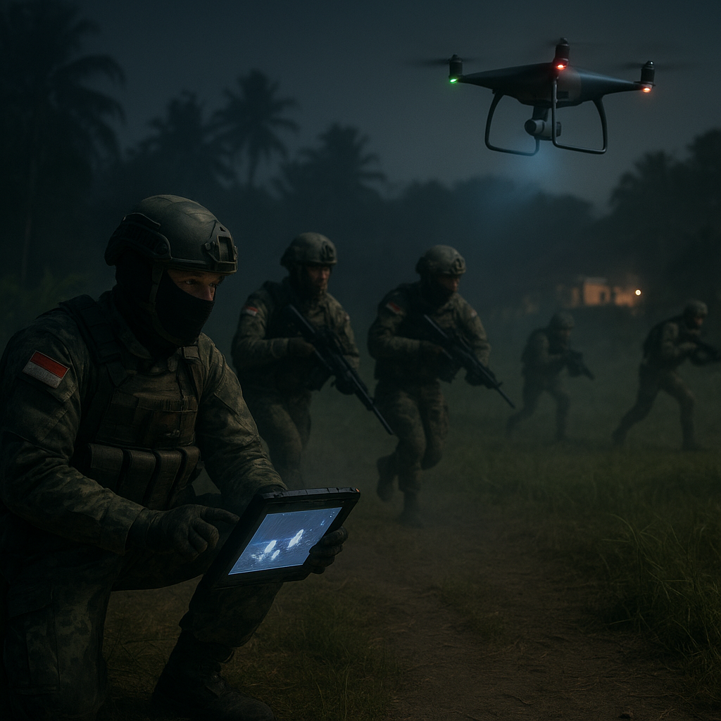 Doktrin Baru 'Jurus Lincah': Integrasi Drone dan Pasukan Infanteri pada Serangan Malam