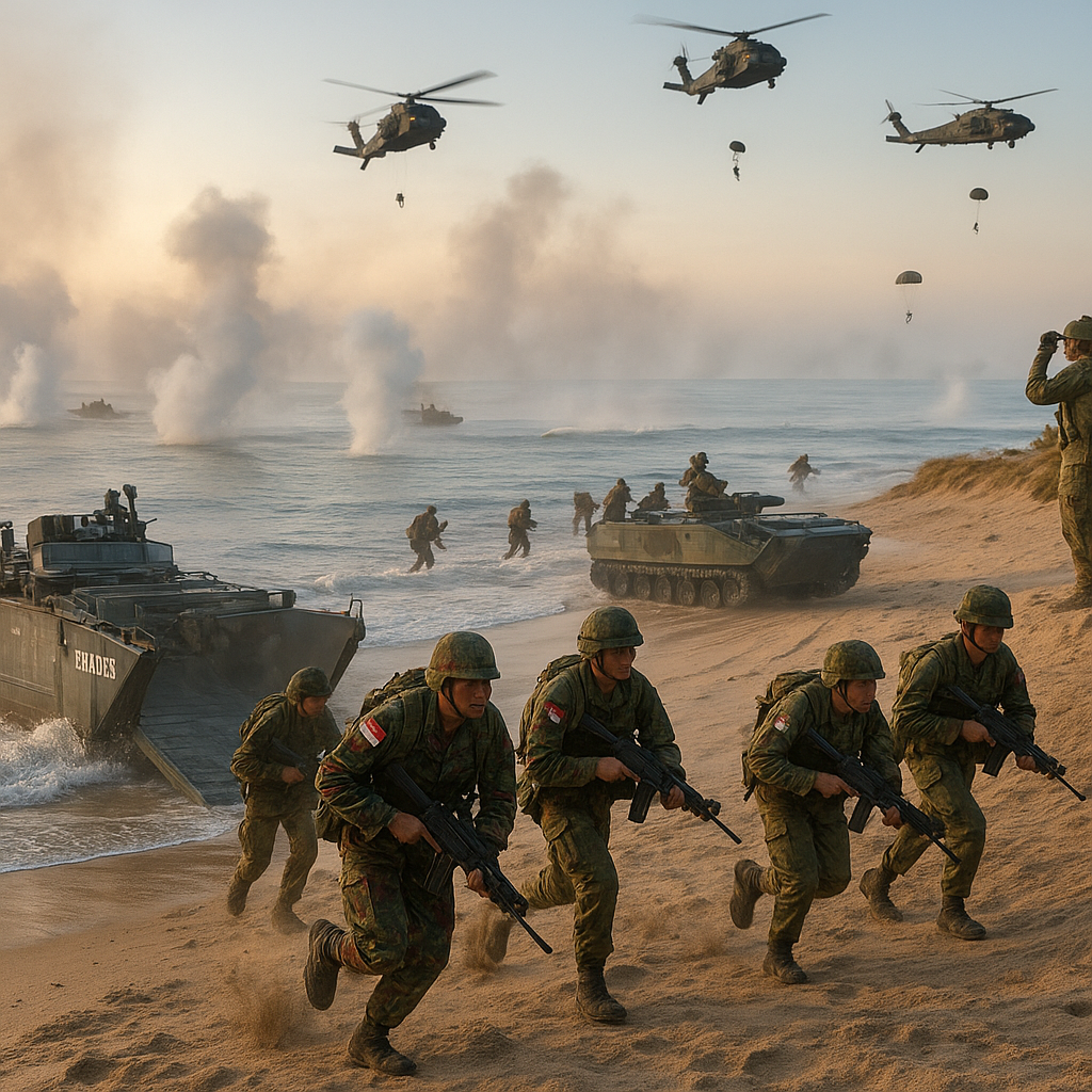 Australia dan Indonesia Gelar Latihan Bersama 'Exercise Coralboree' dengan Skema Amphibious Assault