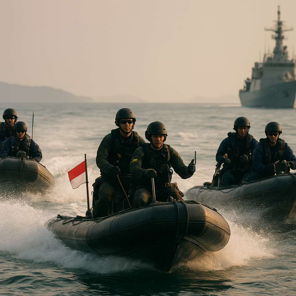 Latihan Bersama TNI-AL & US Navy: Prosedur Boarding Kapal