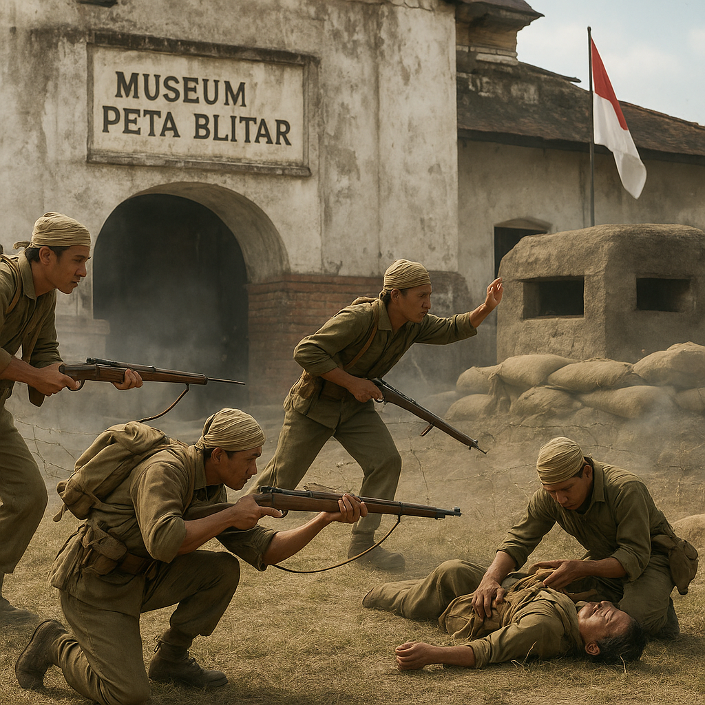 Komunitas Militer Indonesia Gelar Simulasi Pertempuran Era Perang Dunia II