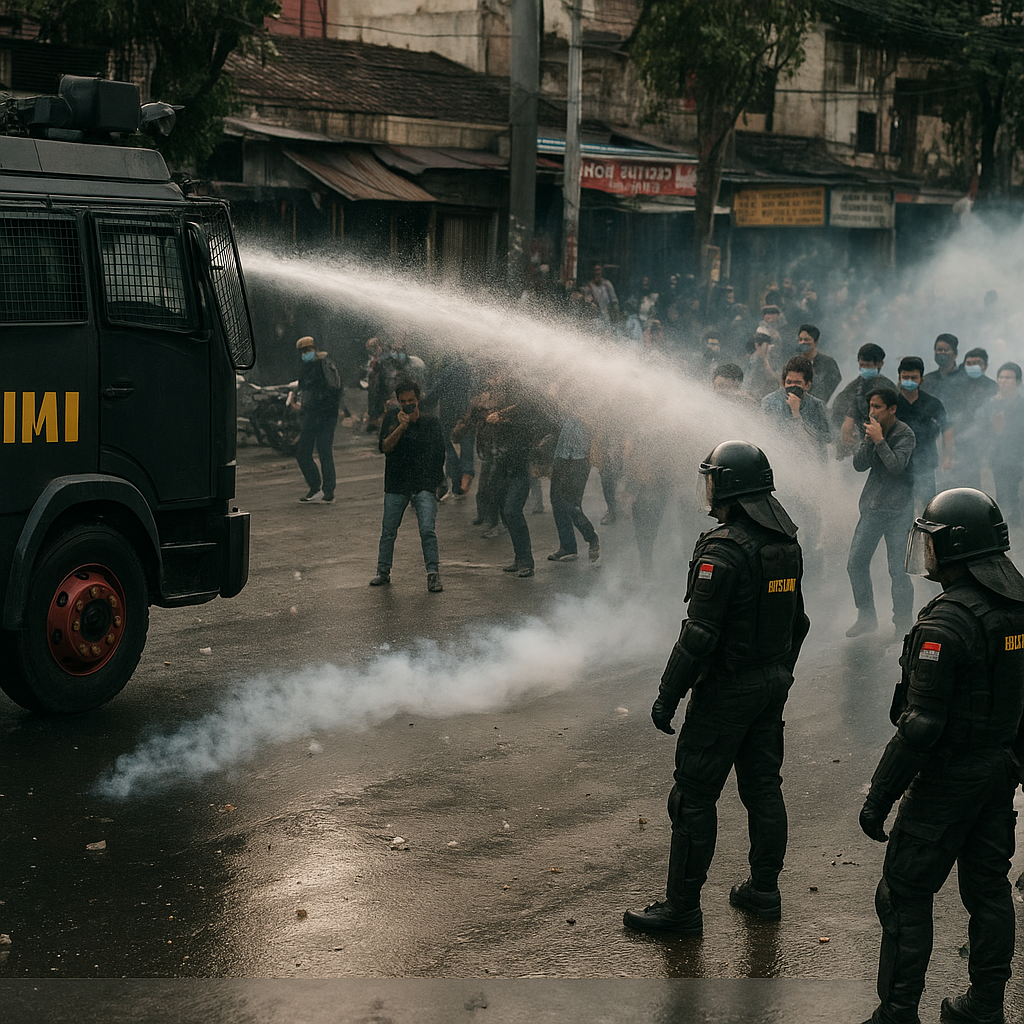 Doktrin Baru Brimob Polri: Penanganan Kerusuhan Massa dengan Taktik Water Cannon dan Gas Air Mata
