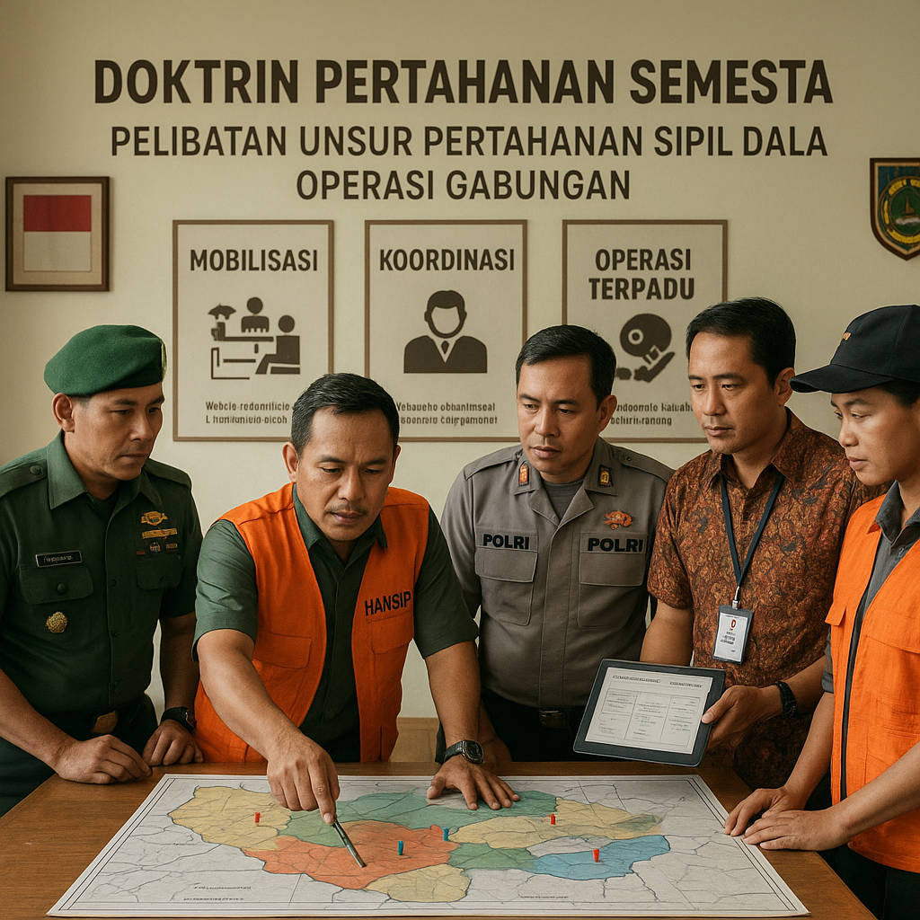 Doktrin Pertahanan Semesta: Pelibatan Unsur Pertahanan Sipil dalam Operasi Gabungan