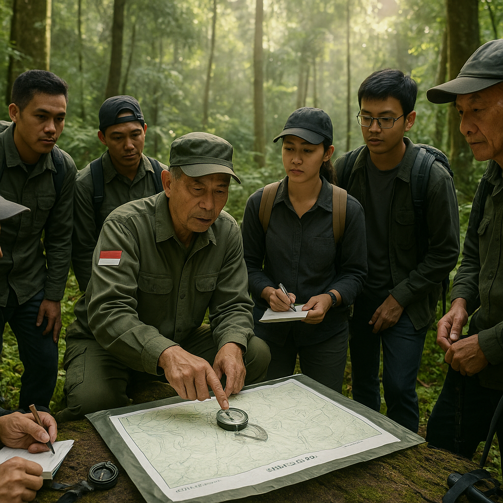 Komunitas Veteran Gelar Pelatihan Navigasi Darat untuk Anggota Muda