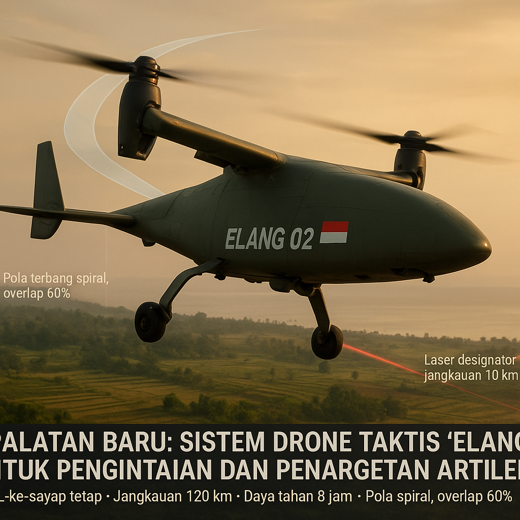 Peralatan Baru: Sistem Drone Taktis 'Elang 02' untuk Pengintaian dan Penargetan Artileri