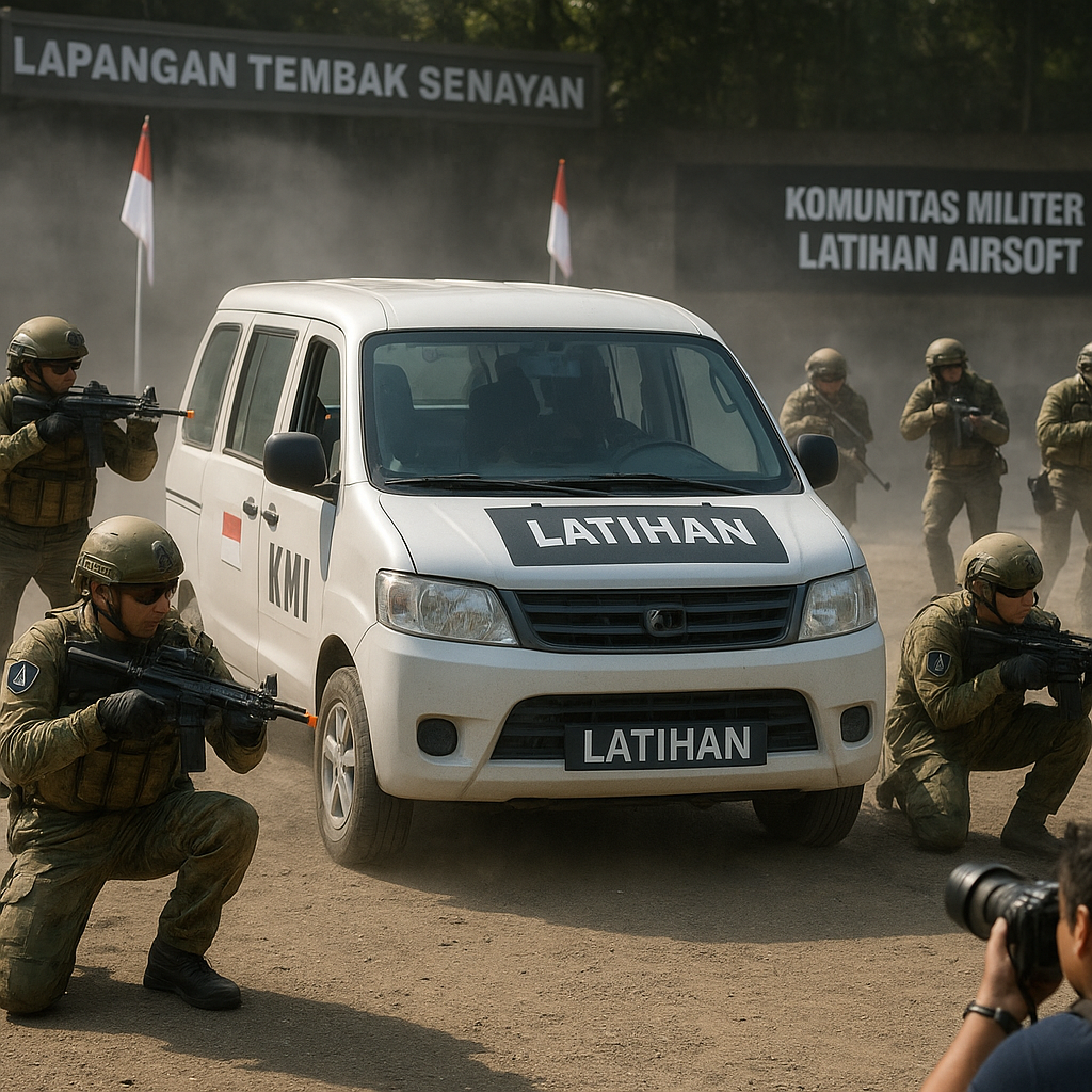 Komunitas Militer Indonesia: Latihan Airsoft Gun Taktis untuk Meningkatkan Kemampuan Markas