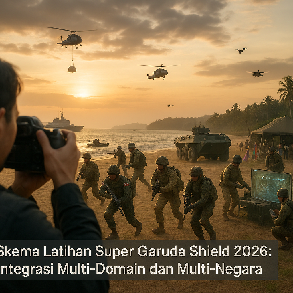 Skema Latihan Super Garuda Shield 2026: Integrasi Multi-Domain dan Multi-Negara