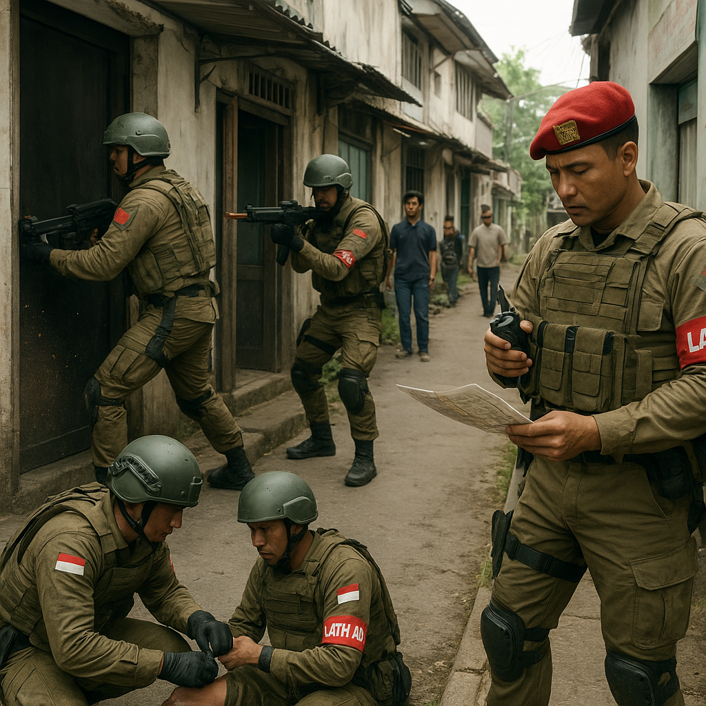 Bedah Taktik Counter-Insurgency Kopassus dalam Skenario Urban Terbatas