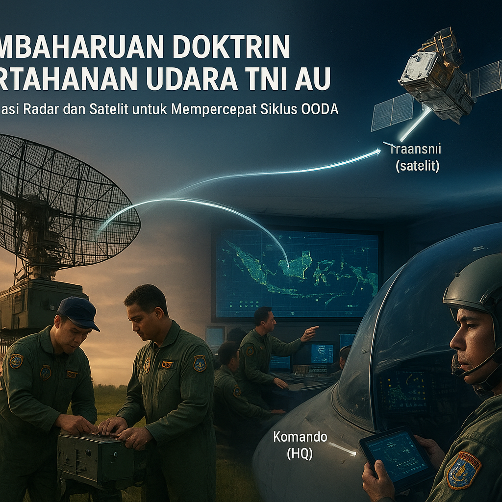 Pembaruan Doktrin Pertahanan Udara TNI AU: Integrasi Radar dan Satelit