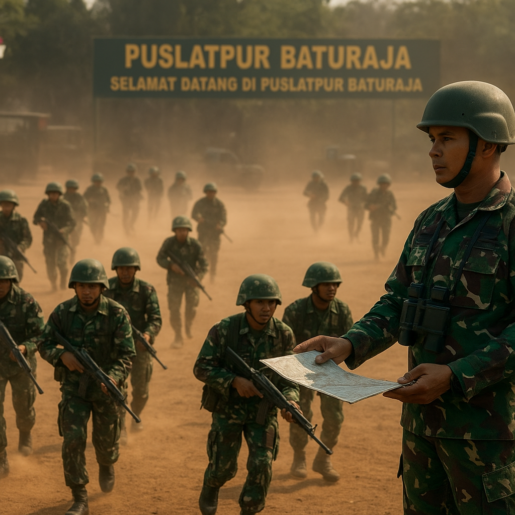 Bedah Formasi Tapak Kuda dalam Latihan Taktis Batalyon Infanteri 501 di Puslatpur Baturaja