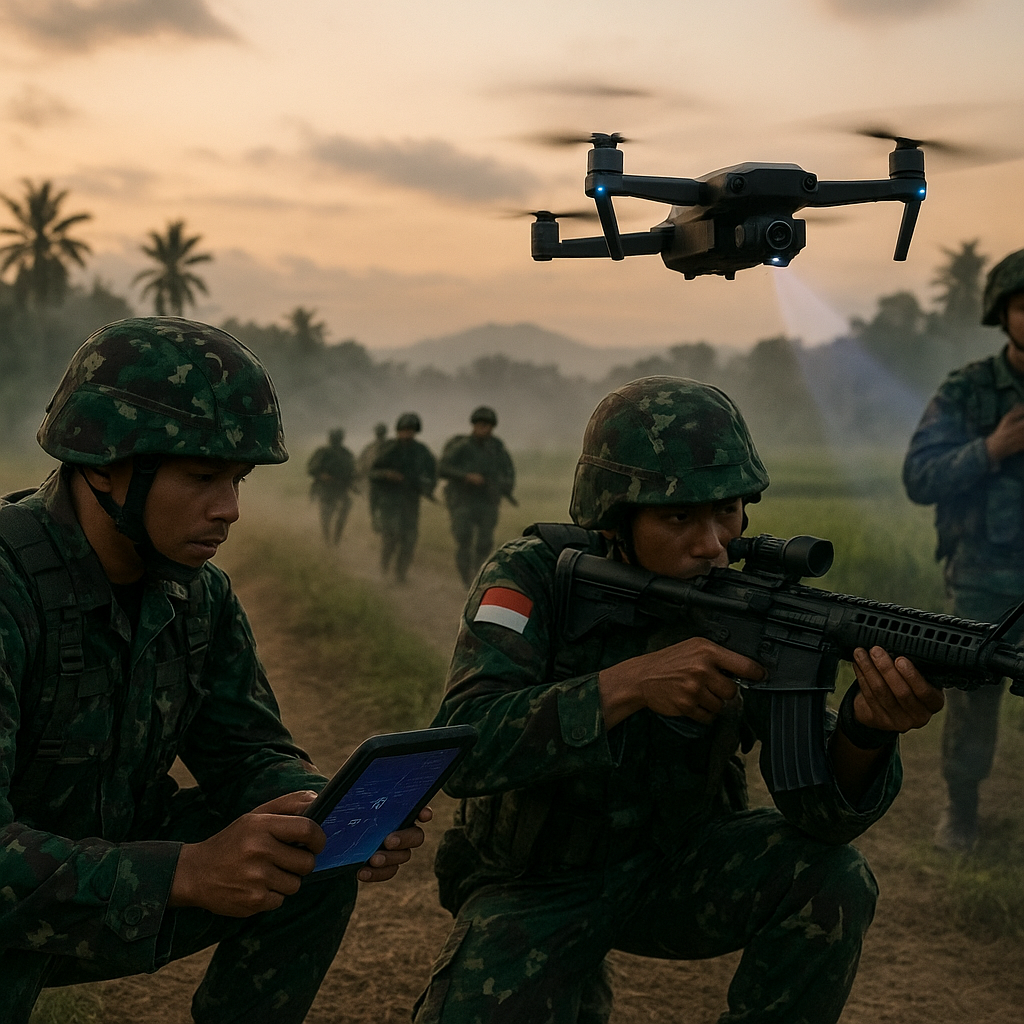 Doktrin Pertahanan Darat Terbaru: Integrasi Drone dan Infanteri dalam Operasi Asimetris