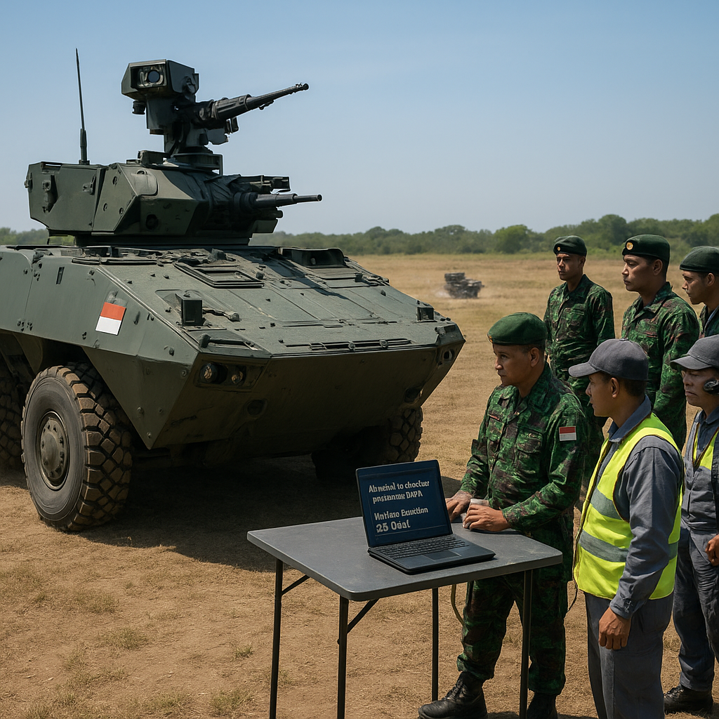 Pengujian Sistem Kontrol Senjata Otomatis pada Ranpur Pindad Harimau