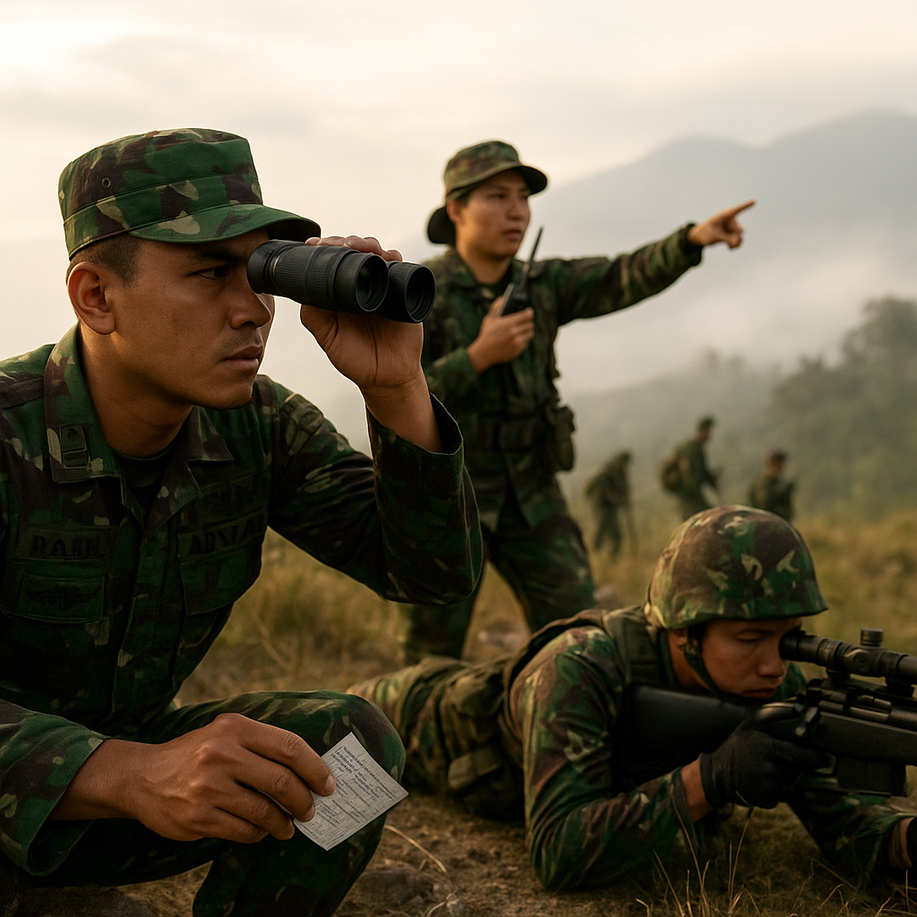Latihan Anti-Sniper: Pasukan Raider TNI AD Gunakan Teknik Counter-Sniper dengan Spotter dan Range Card