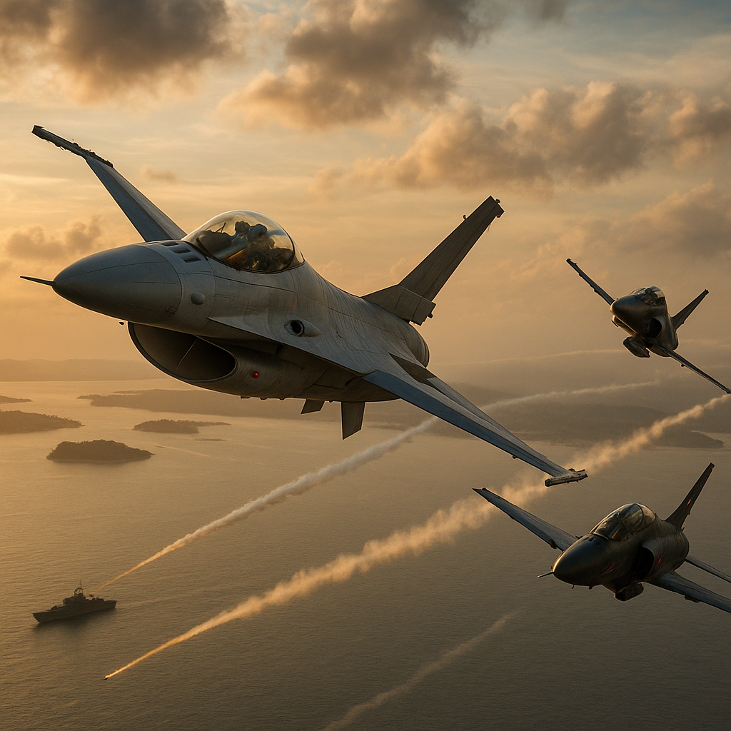 Latihan Bersama Elang Malindo: Taktik Pengepungan Patroll Udara dengan Pesawat Hawk dan F-16