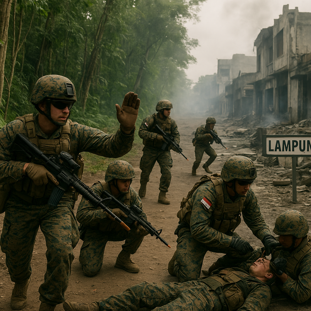 Dari Perang Hutan ke Serbuan Kota: USMC dan Marinir TNI AL Uji Taktik Gabungan di Lampung
