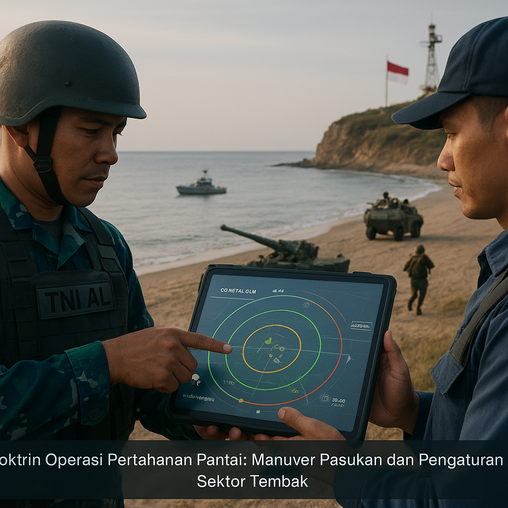 Doktrin Operasi Pertahanan Pantai: Manuver Pasukan dan Pengaturan Sektor Tembak