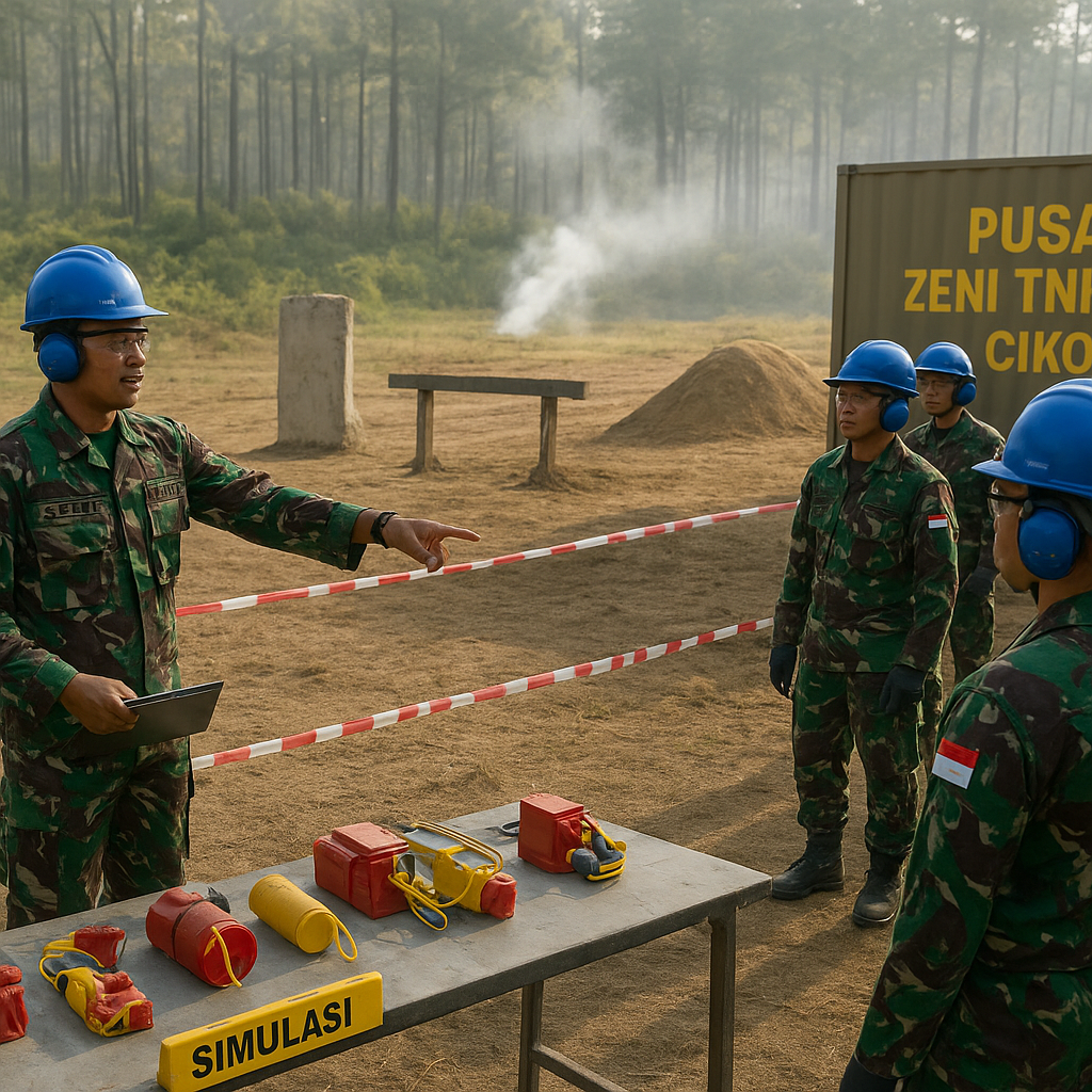 Latihan Demolisi dan Penghancuran Sasaran oleh Zeni TNI AD: Prosedur Perhitungan Beban dan Rangkaian Peledak