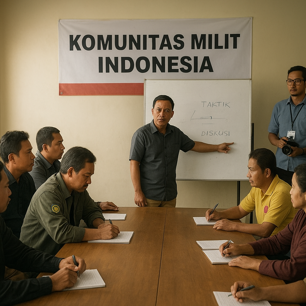 Komunitas Milita Indonesia Menggelar Diskusi Taktik Gerilya Kota Terbuka