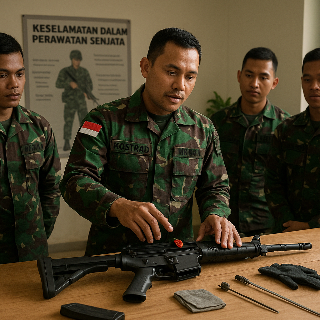 Pengecekan dan Perawatan Senapan Serbu SS2-V4: Prosedur Buka Pasang dan Pembersihan