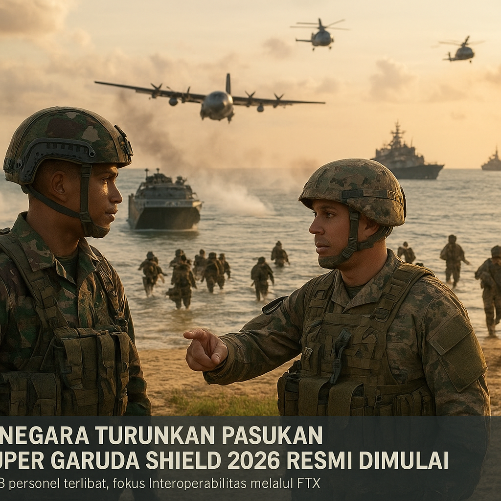 21 Negara Turunkan Pasukan, Super Garuda Shield 2026 Resmi Dimulai