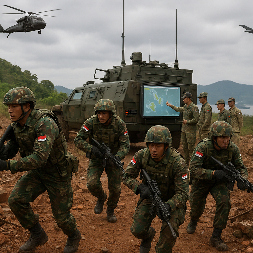 TNI Gelar Latihan Gabungan Bersama 21 Negara di Tiga Pulau