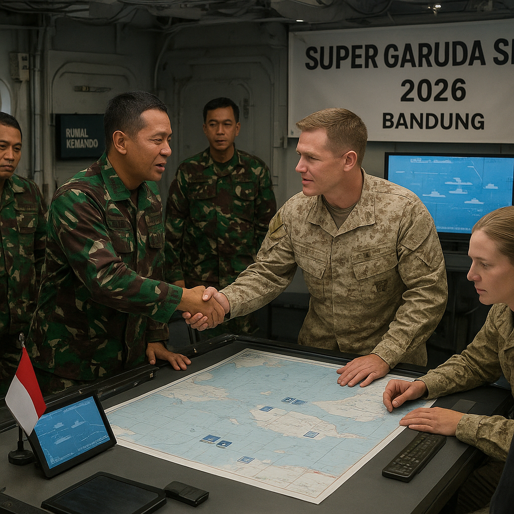 Sinergi Militer Indonesia-AS: Super Garuda Shield 2026 Resmi Dimulai di Bandung