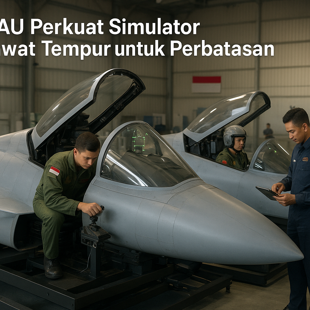 TNI AU Perkuat Simulator Pesawat Tempur untuk Perbatasan