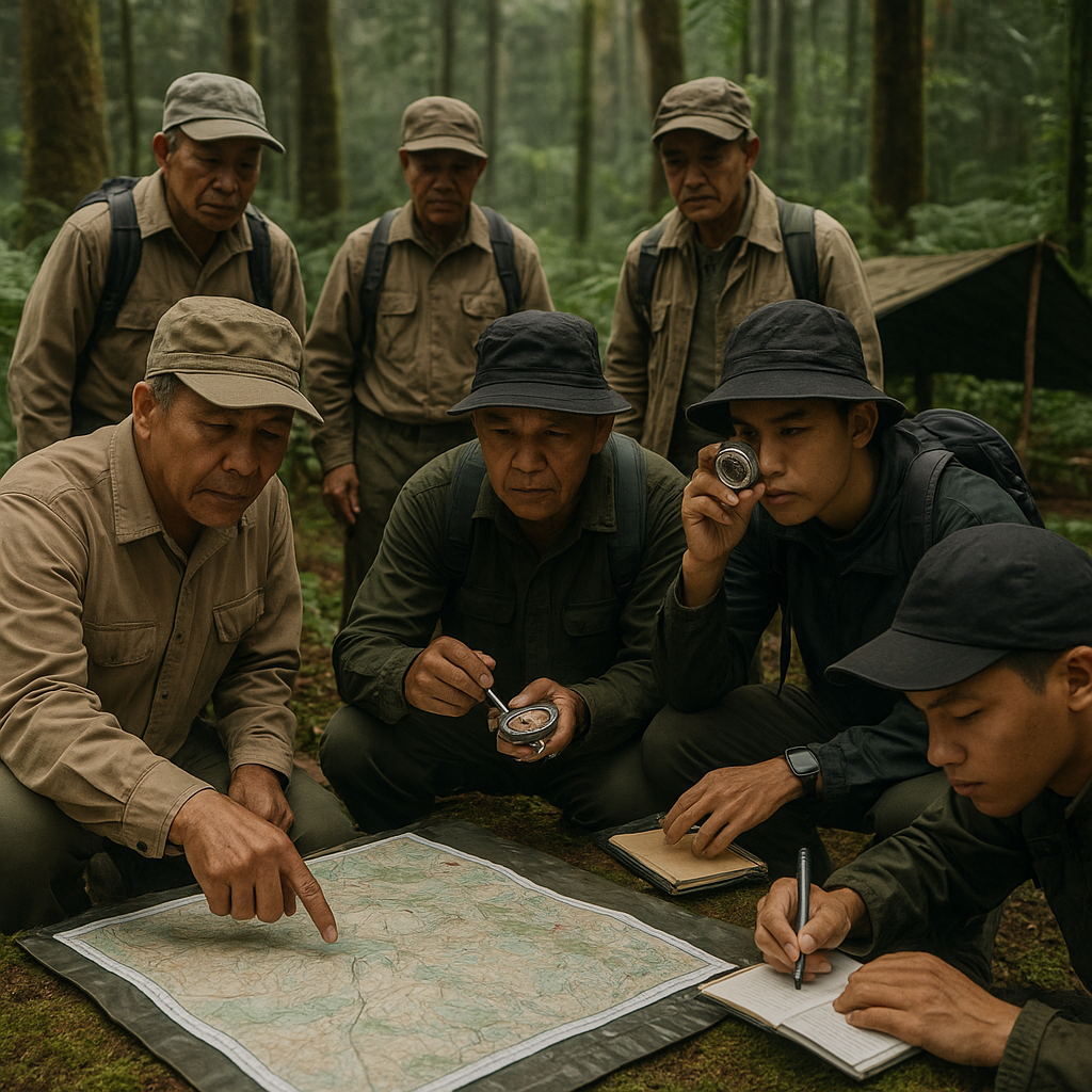 Komunitas Veteran Militer Gelar Pelatihan Navigasi Darat untuk Anggota Muda