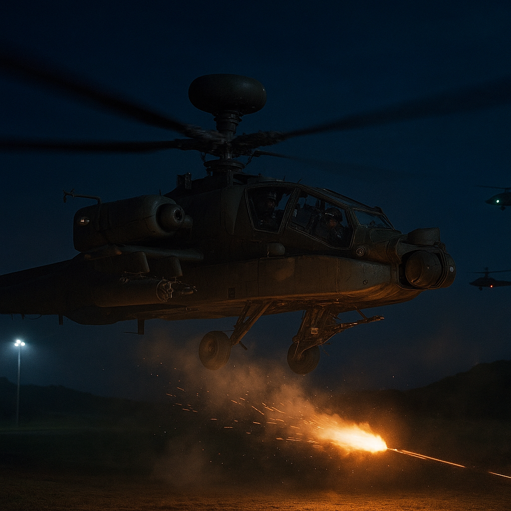 Super Garuda Shield 2026: Apache TNI Unjuk Kemampuan Live Fire dan Night Flight