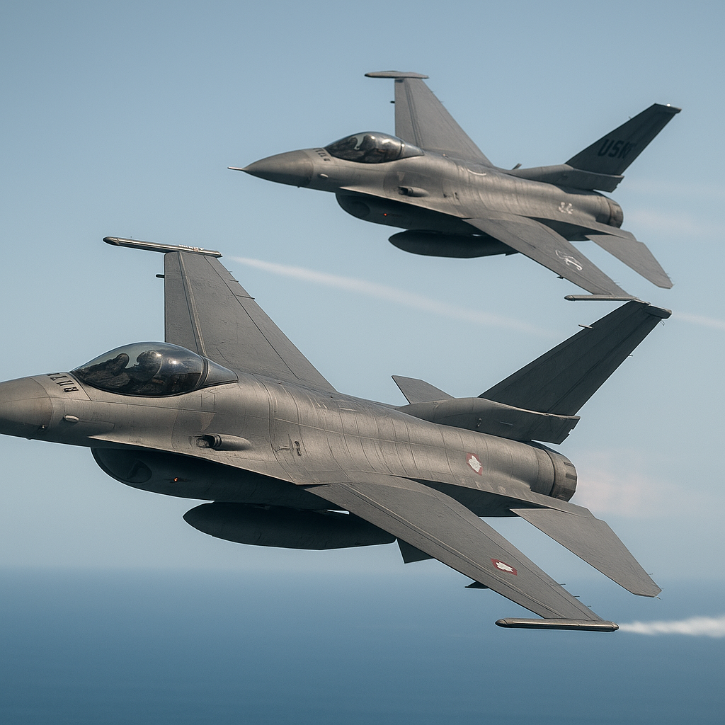 Penerbangan Pesawat Tempur F-16 TNI AU dan USAF dalam SGS 2026