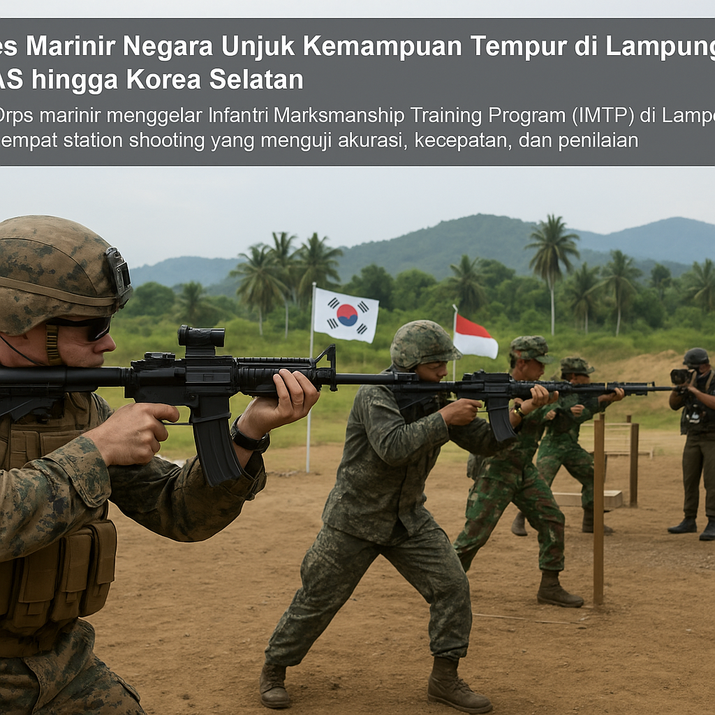 4 Korps Marinir Negara Unjuk Kemampuan Tempur di Lampung, Ada AS hingga Korea Selatan