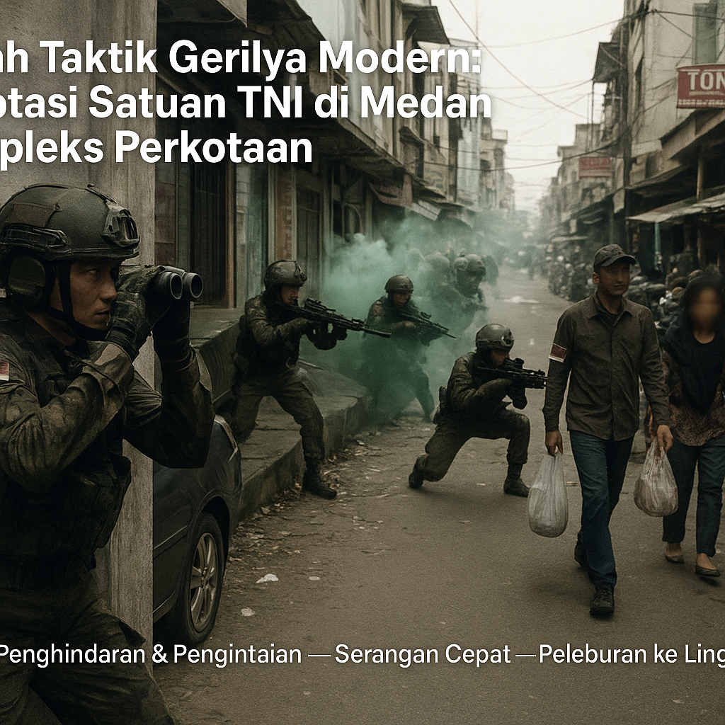 Bedah Taktik Gerilya Modern: Adaptasi Satuan TNI di Medan Kompleks Perkotaan