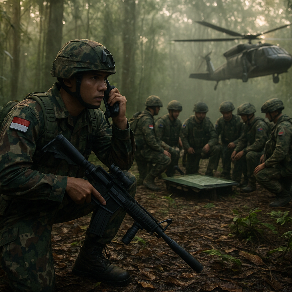 Operasi Jungle FTX: Latihan Pertempuran Hutan Pasukan Linud Multinasional