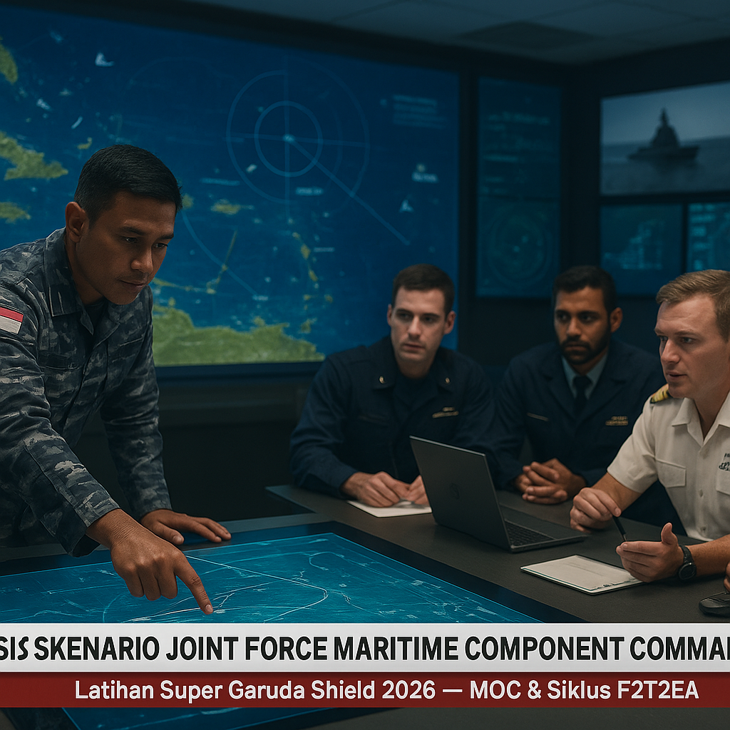 Analisis Skenario Joint Force Maritime Component Command (JFMCC) dalam SGS 2026