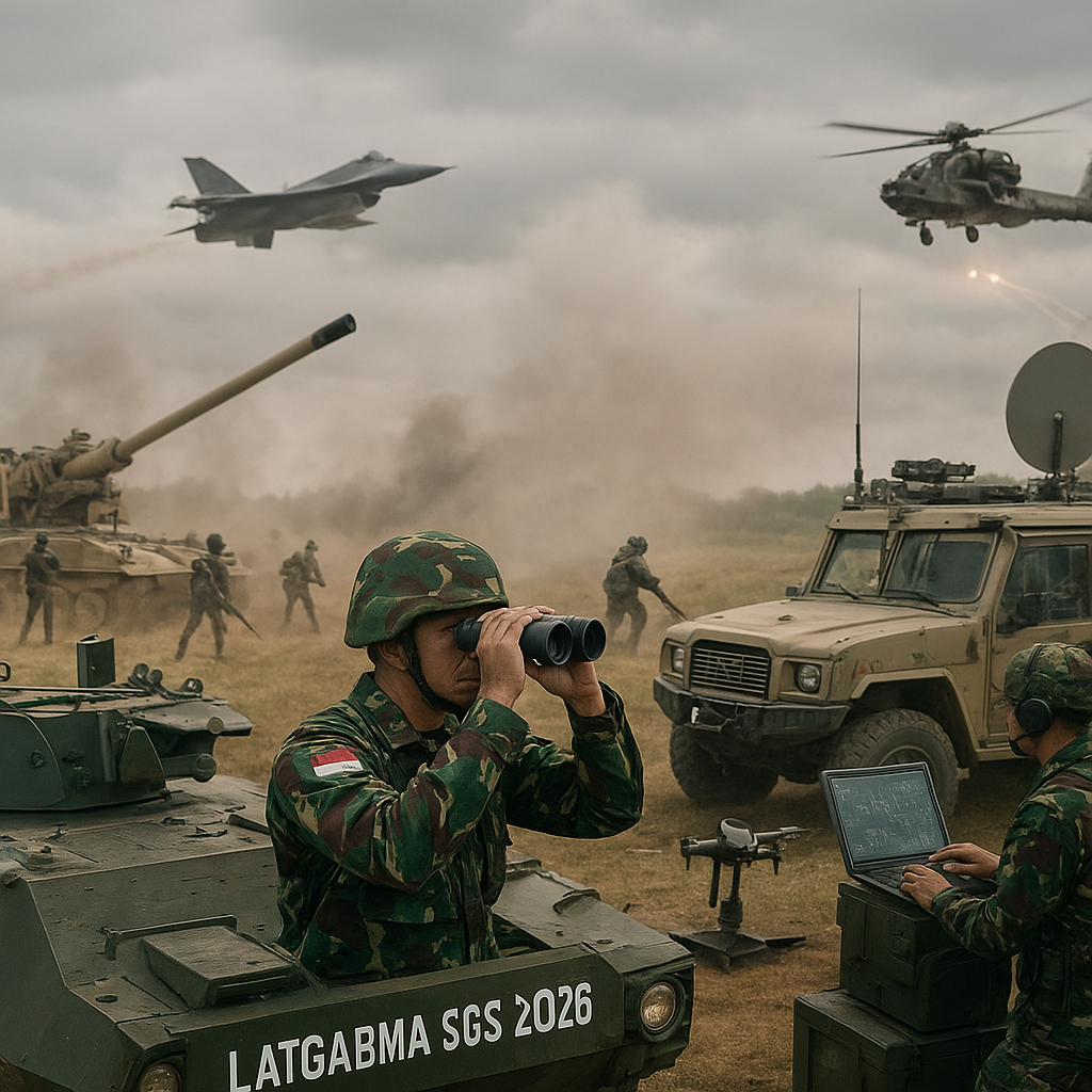 Latgabma SGS 2026, Menguji Ketangguhan Sinergi Land Joint Strike Antar Negara Pada Latihan Puncak