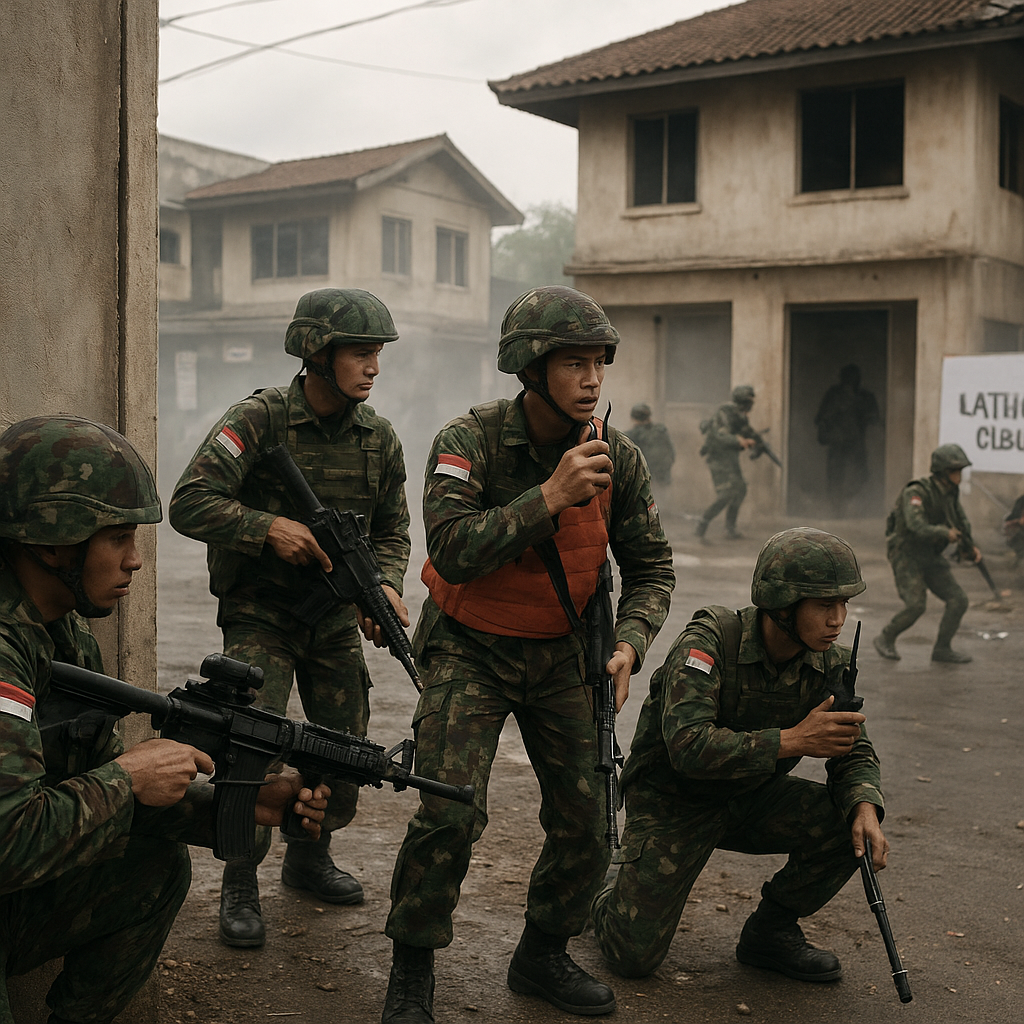 TNI AD Gelar Latihan Urban Warfare di Simulasi Kota Cibubur untuk SGS 2026